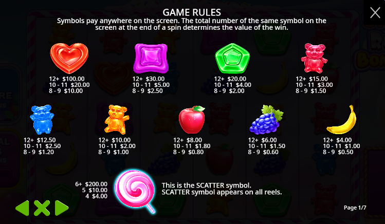 Sweet Rush Bonanza (Pragmatic Play) Image 2